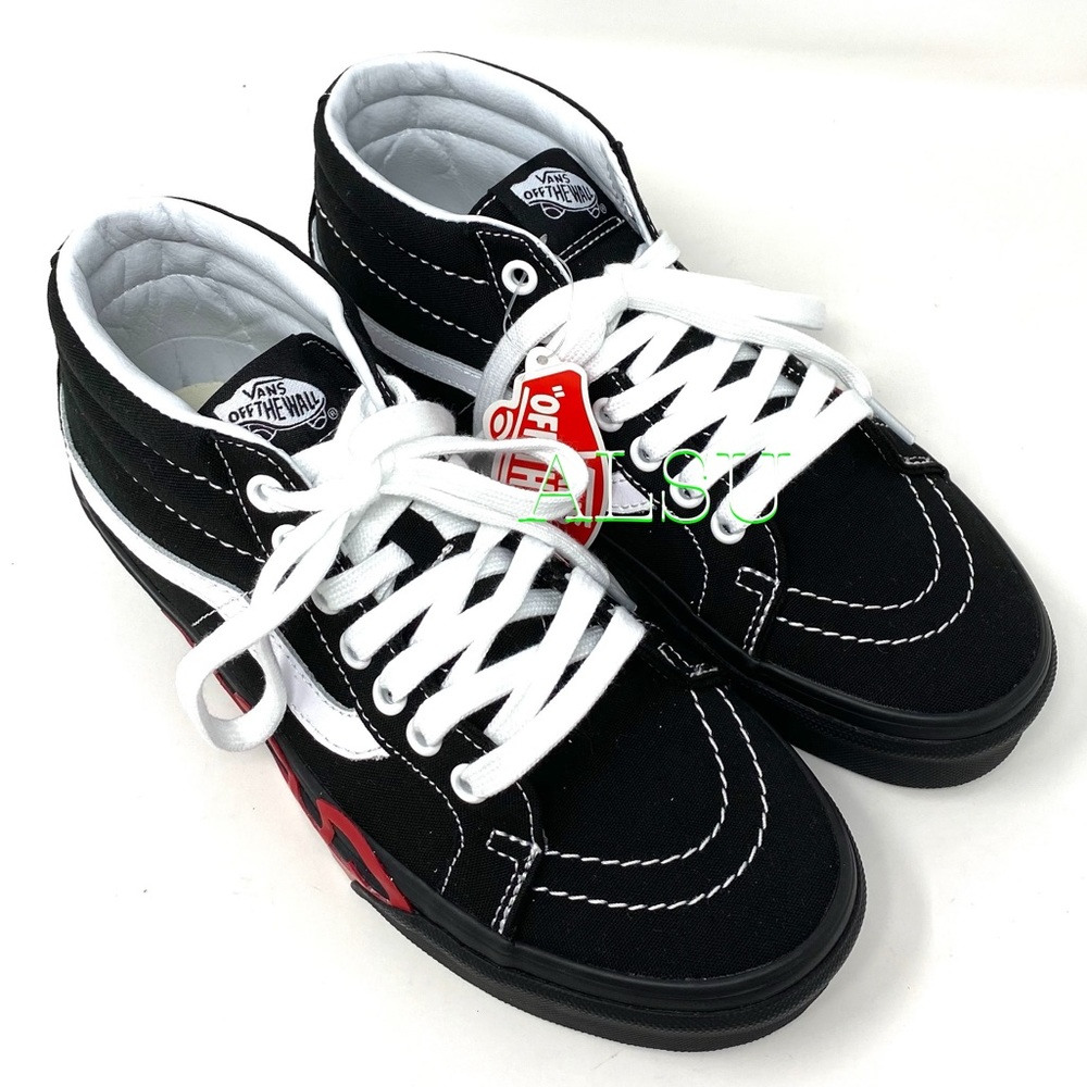 VANS SK8-Mid Reissue Flame Cut Out Suede Black W - Picture 4 of 8